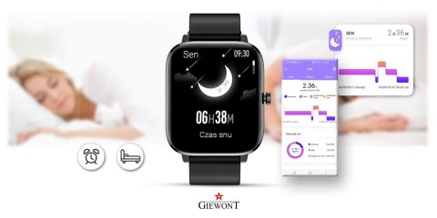 Smartwatch Giewont Dynamic SmartCall GW230-2 - Carbon/Carbon Smartwatch Giewont Dynamic SmartCall GW230-2 - Carbon/Carbon