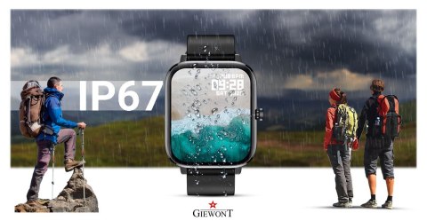 Smartwatch Giewont Dynamic SmartCall GW230-2 - Carbon/Carbon Smartwatch Giewont Dynamic SmartCall GW230-2 - Carbon/Carbon