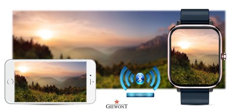 Smartwatch Giewont Dynamic SmartCall GW230-5 - RoseGold/Deep Ocean Smartwatch Giewont Dynamic SmartCall GW230-5 - RoseGold/Deep Ocean