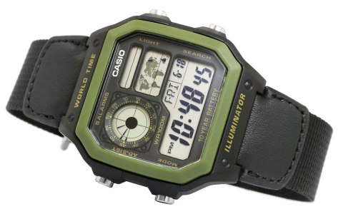 Zegarek CASIO AE-1200WHB-1BVDF + BOX Zegarek CASIO AE-1200WHB-1BVDF + BOX