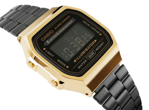 Zegarek Męski CASIO A168WEGB-1BEF + BOX Zegarek Męski CASIO A168WEGB-1BEF + BOX