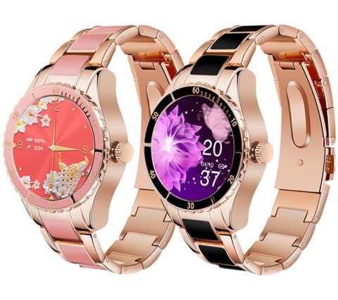 Smartwatch Damski Rubicon RNCE82 Różowy Smartwatch Damski Rubicon RNCE82 Różowy