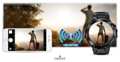Smartwatch Giewont Pionier GPS GW460-1 - Carbon Smartwatch Giewont Pionier GPS GW460-1 - Carbon