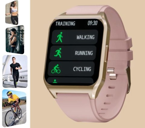 Smartwatch Rubicon RNCE89-3 Złoto-Różowy Smartwatch Rubicon RNCE89-3 Złoto-Różowy