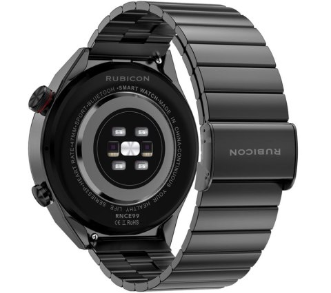 Smartwatch Rubicon RNCE99 Black Metal + Silicon SMARUB194 Smartwatch Rubicon RNCE99 Black Metal + Silicon SMARUB194