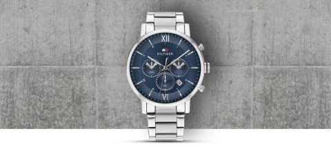 Zegarek Męski Tommy Hilfiger Evan 1710409 + BOX Zegarek Męski Tommy Hilfiger Evan 1710409 + BOX