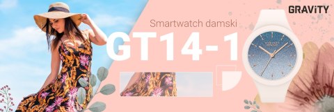 Smartwatch Damski Gravity GT14-1 Smartwatch Damski Gravity GT14-1