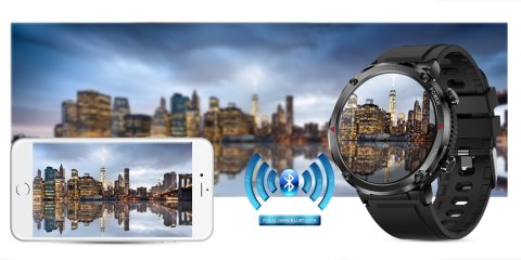 Smartwatch Gravity GT21-3 + Czarny Pasek Silikonowy Smartwatch Gravity GT21-3 + Czarny Pasek Silikonowy
