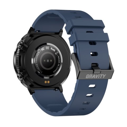 Smartwatch Gravity GT21-5 + Granatowy Pasek Silikonowy Smartwatch Gravity GT21-5 + Granatowy Pasek Silikonowy