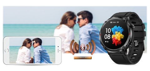 Smartwatch Gravity GT21-6 + Czerwony Pasek Silikonowy Smartwatch Gravity GT21-6 + Czerwony Pasek Silikonowy