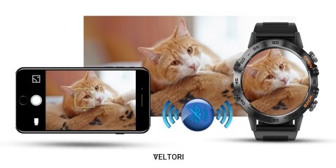 Smartwatch Veltori VT120-1 Czarny Pasek Silikonowy Smartwatch Veltori VT120-1 Czarny Pasek Silikonowy