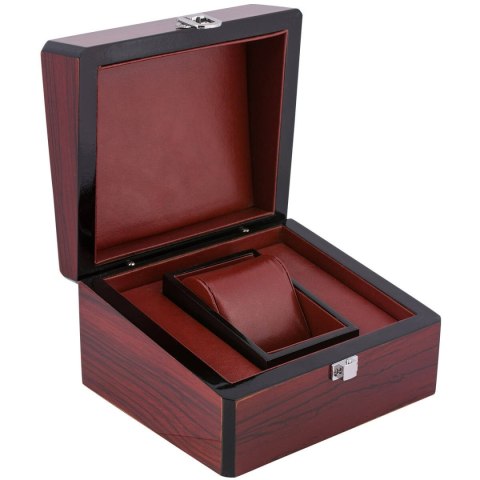 Pudełko na zegarek drewniane mahoń PREMIUM PDR-2 Pudełko na zegarek drewniane mahoń PREMIUM PDR-2