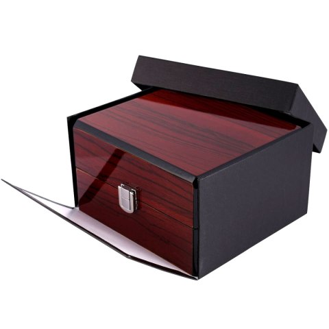 Pudełko na zegarek drewniane mahoń PREMIUM PDR-2 Pudełko na zegarek drewniane mahoń PREMIUM PDR-2