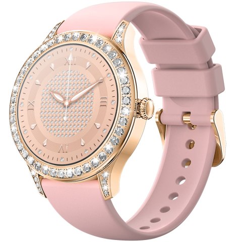 Smartwatch Damski Veltori VT360-1 Różowy Pasek Silikonowy Smartwatch Damski Veltori VT360-1 Różowy Pasek Silikonowy