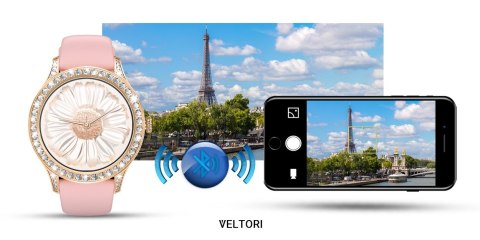 Smartwatch Damski Veltori VT360-1 Różowy Pasek Silikonowy Smartwatch Damski Veltori VT360-1 Różowy Pasek Silikonowy