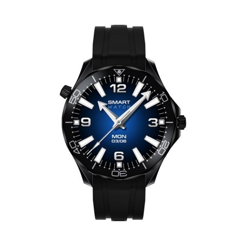 Smartwatch Veltori VT150-1 Czarny Pasek Silikonowy + Czarna Bransoleta Smartwatch Veltori VT150-1 Czarny Pasek Silikonowy + Czarna Bransoleta