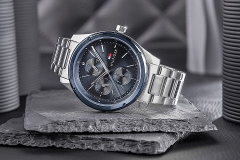 Zegarek Męski Tommy Hilfiger Tyler 1710532 + BOX Zegarek Męski Tommy Hilfiger Tyler 1710532 + BOX