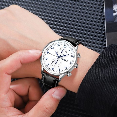 Zegarek Męski Skmei 9301SISIBK + BOX Zegarek Męski Skmei 9301SISIBK + BOX