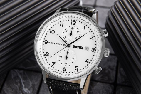 Zegarek Męski Skmei 9301SISIBK + BOX Zegarek Męski Skmei 9301SISIBK + BOX