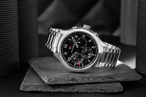 Zegarek Męski Tommy Hilfiger Asher 1791852 + BOX Zegarek Męski Tommy Hilfiger Asher 1791852 + BOX