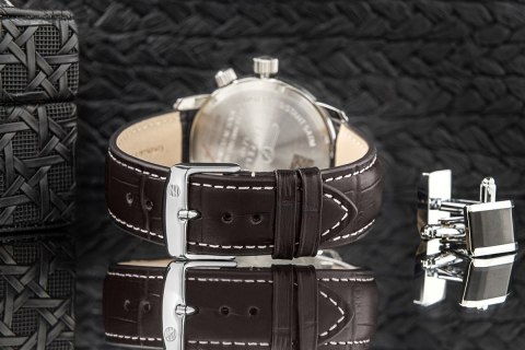 Zegarek Męski ZEPPELIN LZ127 Graf Zeppelin Dual Time 7644-5 + BOX Zegarek Męski ZEPPELIN LZ127 Graf Zeppelin Dual Time 7644-5 + BOX
