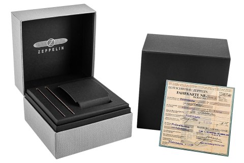 Zegarek Męski ZEPPELIN LZ127 Graf Zeppelin Dual Time 7644-5 + BOX Zegarek Męski ZEPPELIN LZ127 Graf Zeppelin Dual Time 7644-5 + BOX
