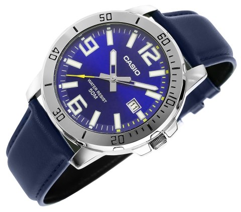 Zegarek Męski Casio MTP-VD01L-2BVUDF + BOX Zegarek Męski Casio MTP-VD01L-2BVUDF + BOX