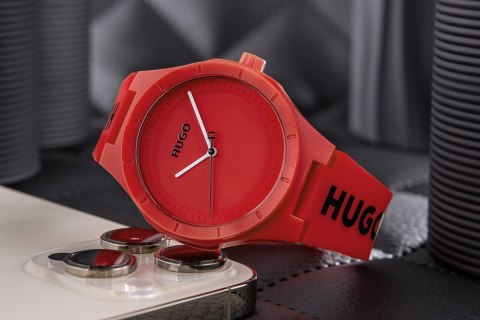 Zegarek Męski HUGO Lit For Him Red 1530346 + BOX Zegarek Męski HUGO Lit For Him Red 1530346 + BOX