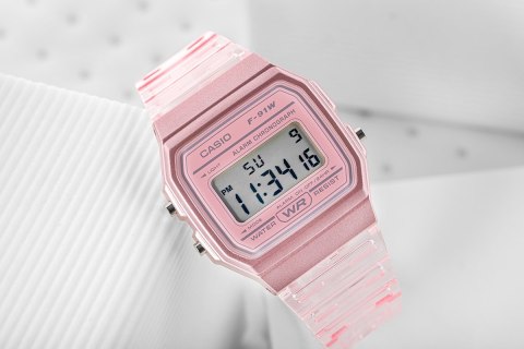 Zegarek Damski CASIO F-91WS-4DF + BOX Zegarek Damski CASIO F-91WS-4DF + BOX