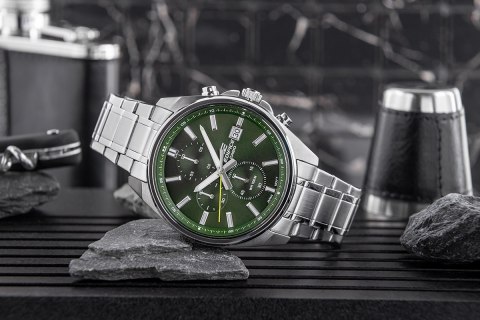 Zegarek Męski CASIO EDIFICE EFV-610D-3CVUEF + BOX Zegarek Męski CASIO EDIFICE EFV-610D-3CVUEF + BOX