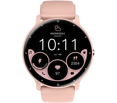 Smartwatch Damski Rubicon RNCF16-1 Różowy Smartwatch Damski Rubicon RNCF16-1 Różowy