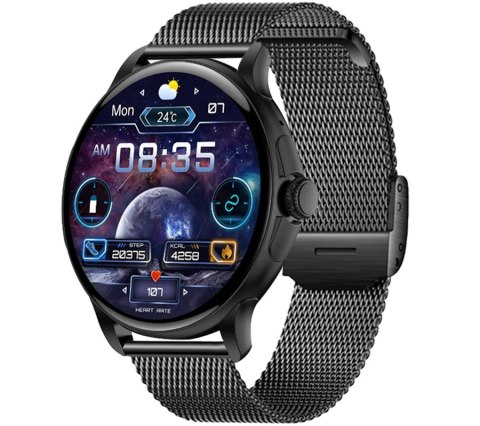 Smartwatch Damski Rubicon RNCF35 BLACK Bransoleta + Pasek Smartwatch Damski Rubicon RNCF35 BLACK Bransoleta + Pasek