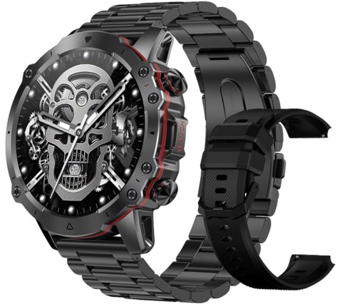 Smartwatch Męski Rubicon RNCF18-1 BLACK Bransoleta + Pasek Smartwatch Męski Rubicon RNCF18-1 BLACK Bransoleta + Pasek
