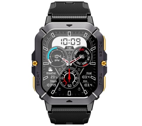 Smartwatch Męski Rubicon RNCF23-1 BLACK Smartwatch Męski Rubicon RNCF23-1 BLACK