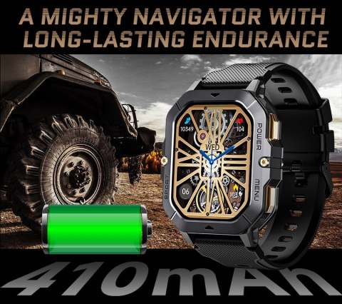 Smartwatch Męski Rubicon RNCF23-1 BLACK Smartwatch Męski Rubicon RNCF23-1 BLACK
