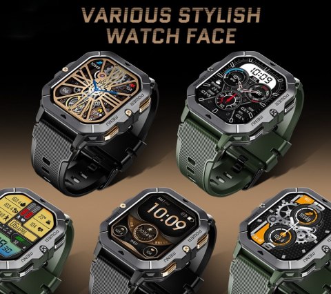 Smartwatch Męski Rubicon RNCF23-1 BLACK Smartwatch Męski Rubicon RNCF23-1 BLACK