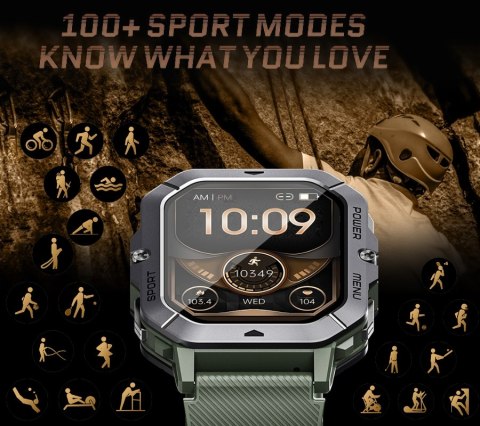 Smartwatch Męski Rubicon RNCF23-1 BLACK Smartwatch Męski Rubicon RNCF23-1 BLACK