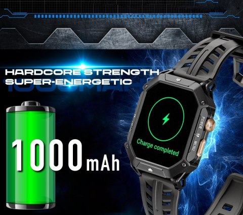 Smartwatch Męski Rubicon RNCF24-2 GREY Smartwatch Męski Rubicon RNCF24-2 GREY