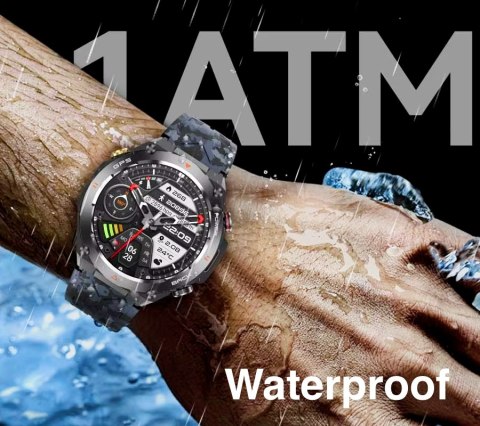 Smartwatch Męski Rubicon RNCF37-1 GPS BLACK Smartwatch Męski Rubicon RNCF37-1 GPS BLACK