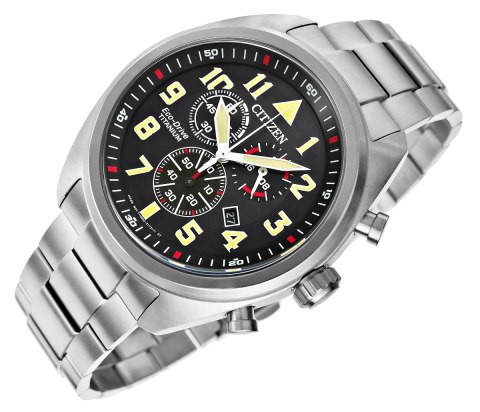 Zegarek Męski CITIZEN Super Titanium Eco-Drive AT2480-81E + BOX Zegarek Męski CITIZEN Super Titanium Eco-Drive AT2480-81E + BOX