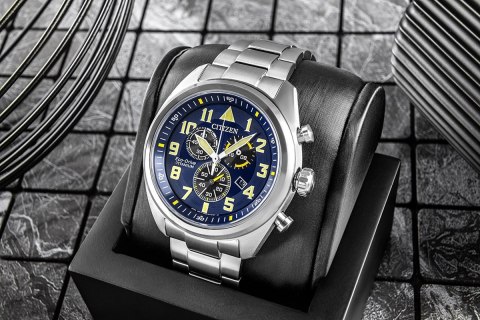 Zegarek Męski CITIZEN Super Titanium Eco-Drive AT2480-81L + BOX Zegarek Męski CITIZEN Super Titanium Eco-Drive AT2480-81L + BOX