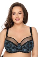 Biustonosz Soft Model Angel M-3329/2 Black/Blue - Mat Mat Biustonosz Soft Model Angel M-3329/2 Black/Blue - Mat Mat
