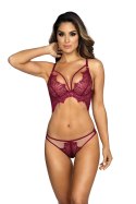 Biustonosz Soft Półgorset Model V-9431 Bordo - Axami Axami Biustonosz Soft Półgorset Model V-9431 Bordo - Axami Axami