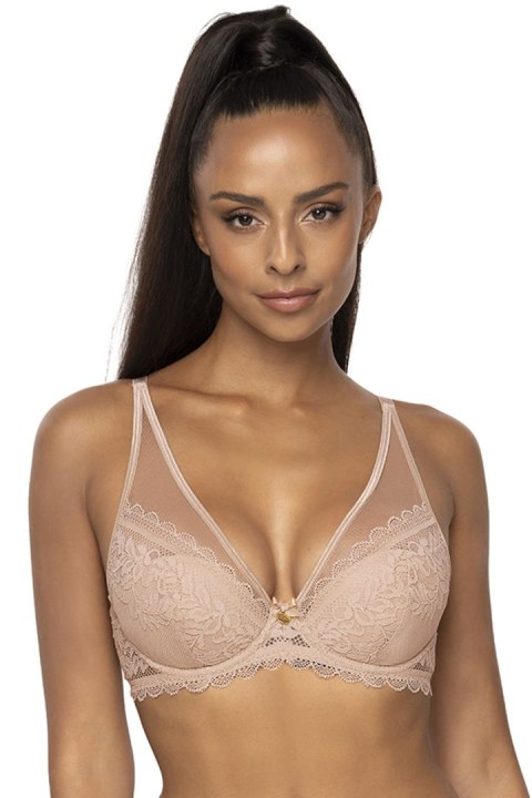 Biustonosz push up Biustonosz Push-up Model 0198/11 Estelle Beige - Mat Mat Biustonosz push up Biustonosz Push-up Model 0198/11 Estelle Beige - Mat Mat