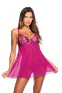 Komplet Model V-10279 Babydoll Fuksja - Axami Axami Komplet Model V-10279 Babydoll Fuksja - Axami Axami