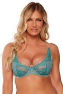 Biustonosz Soft Biustonosz Semi-Soft Model Lorita 1250 Turkus/Beige - Gaia Gaia Biustonosz Soft Biustonosz Semi-Soft Model Lorita 1250 Turkus/Beige - Gaia Gaia