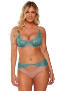 Biustonosz Soft Biustonosz Semi-Soft Model Lorita 1250 Turkus/Beige - Gaia Gaia Biustonosz Soft Biustonosz Semi-Soft Model Lorita 1250 Turkus/Beige - Gaia Gaia