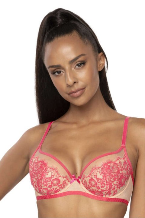 Biustonosz Soft Model Frances M-3804/2 Beige/Pink - Mat Mat Biustonosz Soft Model Frances M-3804/2 Beige/Pink - Mat Mat