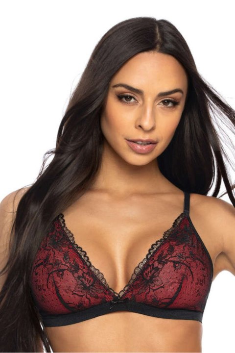 Biustonosz Soft Model Percy M-3530/0 Black/Red - Mat Mat Biustonosz Soft Model Percy M-3530/0 Black/Red - Mat Mat