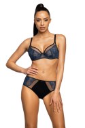 Biustonosz Soft Model Saddie M-3758/2 Blue/Black - Mat Mat Biustonosz Soft Model Saddie M-3758/2 Blue/Black - Mat Mat